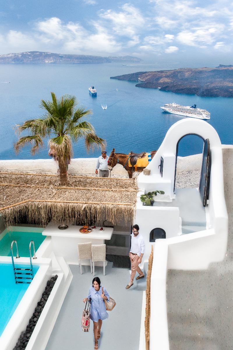 Villa Opera Mansion Santorini Fira  Exterior foto